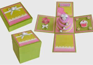 How to Make A Card Box for A Birthday Party Itsy Bitsy the Blog Place Exploding Box Birthday Card