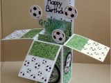 How to Make A Football Birthday Card Football Pop Up Box Card Craft Inspiration