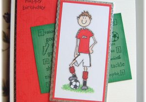 How to Make A Football Birthday Card Handmade by Tillymint Football Birthday Card