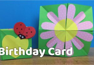 How to Make A Funny Birthday Card Diy Creative Birthday Card Idea for Kids Very Easy to