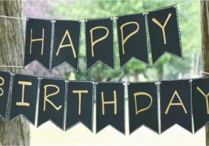 How to Make A Happy Birthday Banner How to Create A Simple Elegant Birthday Banner Diy
