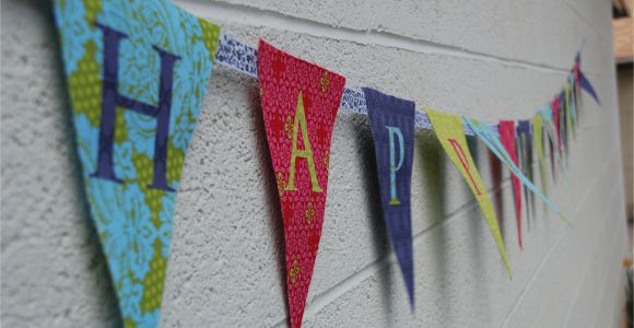 How to Make A Happy Birthday Banner How to Make A Fabric Happy Birthday Banner Using A Cricut