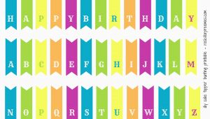 How to Make A Happy Birthday Banner In Word First Birthday for Two and A Free Diy Bunting Printable