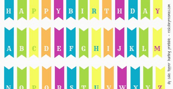 How to Make A Happy Birthday Banner In Word First Birthday for Two and A Free Diy Bunting Printable