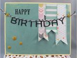 How to Make A Happy Birthday Banner Of Paper Paper Panacea Happy Birthday Banner Makes A Quick Card