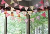 How to Make A Happy Birthday Banner Of Paper Woven Home Happy Birthday Pennant Banner Tutorial