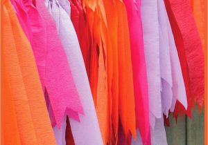 How to Make A Happy Birthday Banner Out Of Construction Paper A Thrifter In Disguise Diy Crepe Paper Party Banner