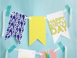 How to Make A Happy Birthday Banner Out Of Construction Paper Free Printable Happy Birthday Banner Pizzazzerie