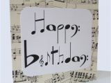 How to Make A Musical Birthday Card Chlef Musical Notes Birthday Card by Say It Folksy