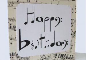 How to Make A Musical Birthday Card Chlef Musical Notes Birthday Card by Say It Folksy