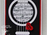 How to Make A Musical Birthday Card Ic451 Guitar Birthday by Wannabcre8tive at