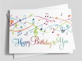 How to Make A Musical Birthday Card Musical Notes Birthday Card Birthday by Brookhollow