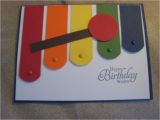 How to Make A Musical Birthday Card Stampin Up Card Handmade Happy Birthday Musical Xylophone