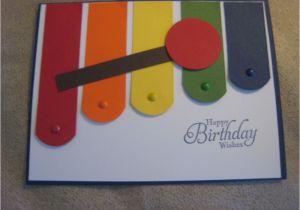 How to Make A Musical Birthday Card Stampin Up Card Handmade Happy Birthday Musical Xylophone