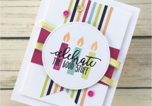 How to Make A Perfect Birthday Card Celebrate the Arrival Of Picture Perfect Stamp Set