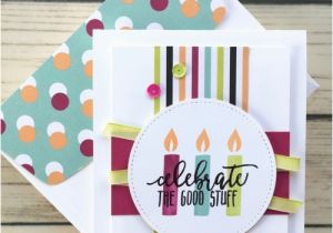 How to Make A Perfect Birthday Card Celebrate the Arrival Of Picture Perfect Stamp Set