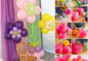 How to Make Balloon Decoration for Birthday Party Lovely Balloon Decorations Home Design Garden