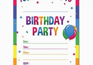 How to Make Birthday Invitation Card Online Birthday Party Invitations Amazon Com
