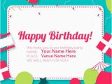 How to Make Birthday Invitation Card Online Create Birthday Invitation Card with Your Name Online