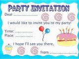 How to Make Birthday Invitations Online for Free Birthday Party Invitation Rooftop Post Printables