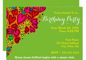 How to Make Birthday Invites Create Your Own Birthday Party Invitation Zazzle