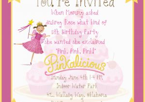 How to Make Birthday Invites Running with Glitter A Pinkalicious Party Invitation