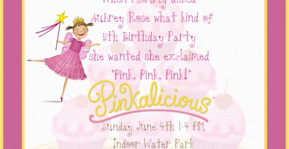 How to Make Birthday Invites Running with Glitter A Pinkalicious Party Invitation