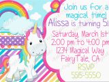 How to Make Cute Invitations for Birthdays Birthday Invites Cute 10 Unicorn Birthday Invitations for
