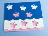 How to Make Greeting Cards for Birthday Online Card Making Idea Scalloped Edge Card Tutorial Greeting