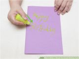 How to Make Handmade Birthday Cards Step by Step How to Make A Simple Handmade Birthday Card 15 Steps