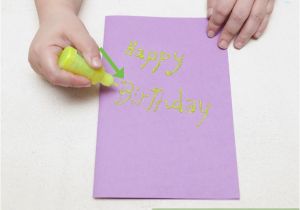 How to Make Handmade Birthday Cards Step by Step How to Make A Simple Handmade Birthday Card 15 Steps