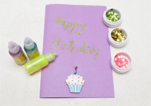 How to Make Handmade Invitation Cards for Birthday How to Make A Simple Handmade Birthday Card 15 Steps