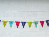 How to Make Happy Birthday Banner How to Make A Fabric Happy Birthday Banner Using A Cricut