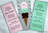 How to Make Homemade Birthday Invitations Homemade Ice Cream Birthday Invitations