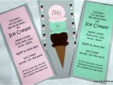 How to Make Homemade Birthday Invitations Homemade Ice Cream Birthday Invitations