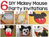 How to Make Mickey Mouse Birthday Invitations 70 Mickey Mouse Diy Birthday Party Ideas About Family