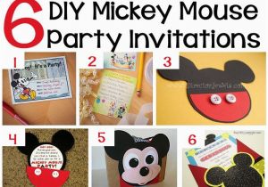 How to Make Mickey Mouse Birthday Invitations 70 Mickey Mouse Diy Birthday Party Ideas About Family