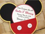 How to Make Mickey Mouse Birthday Invitations Handmade Mickey Mouse Invitations for Birthdays Baby