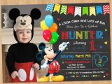 How to Make Mickey Mouse Birthday Invitations Mickey Mouse Invitation Birthday Mickey Mouse 1st Birthday