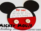 How to Make Mickey Mouse Birthday Invitations Mickey Mouse Oopsey Daisy