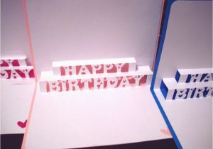 How to Make Pop Up Birthday Cards Step by Step Birthday Cards