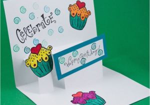 How to Make Pop Up Birthday Cards Step by Step Geburtstagskarte Selber Basteln Pop Up Oder Aufklappkarte