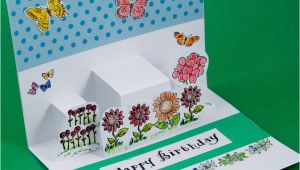 How to Make Pop Up Birthday Cards Step by Step Step Pop Up Cards Greeting Card Ideas Aunt Annie 39 S Crafts