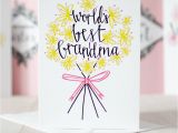 How to Make the Best Birthday Card 39 World 39 S Best Grandma 39 Birthday or Mothers 39 Day Card by
