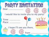 How to Make Your Own Birthday Invitations Online for Free Birthday Party Invitation Rooftop Post Printables