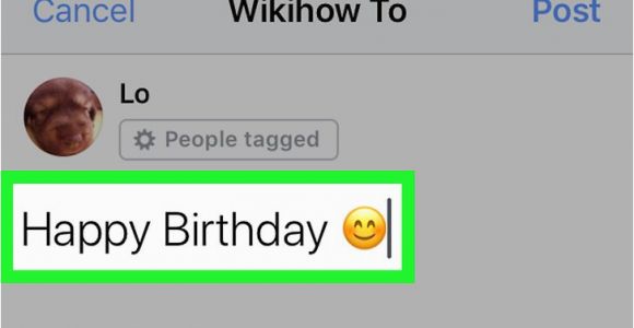 How to Post A Birthday Card On Facebook 3 Ways to Create A Birthday Card On Facebook Wikihow