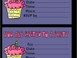 How to Print Birthday Invitations at Home Free Printable Birthday Invitation