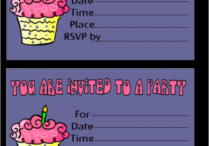 How to Print Birthday Invitations at Home Free Printable Birthday Invitation