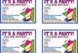 How to Print Birthday Invitations at Home Print Birthday Invitations Print Birthday Invitations