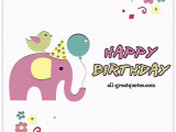 How to Send Animated Birthday Card On Facebook Happy Birthday Cute Elephant Balloon Animated Card for